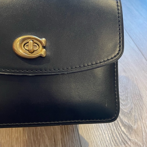 Coach Parker Top Handle Bag, Black - Picture 7 of 12